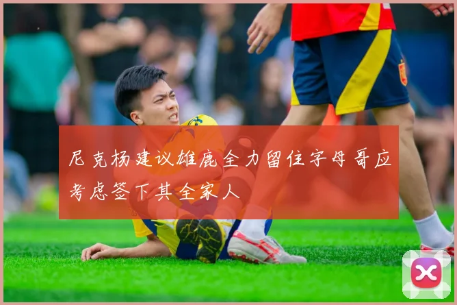 尼克杨建议雄鹿全力留住字母哥应考虑签下其全家人